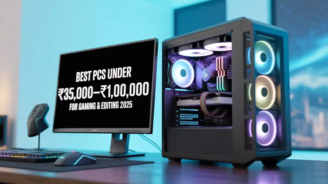 Best PCs Under ₹35,000-₹1,00,000 for Gaming & Editing 2025