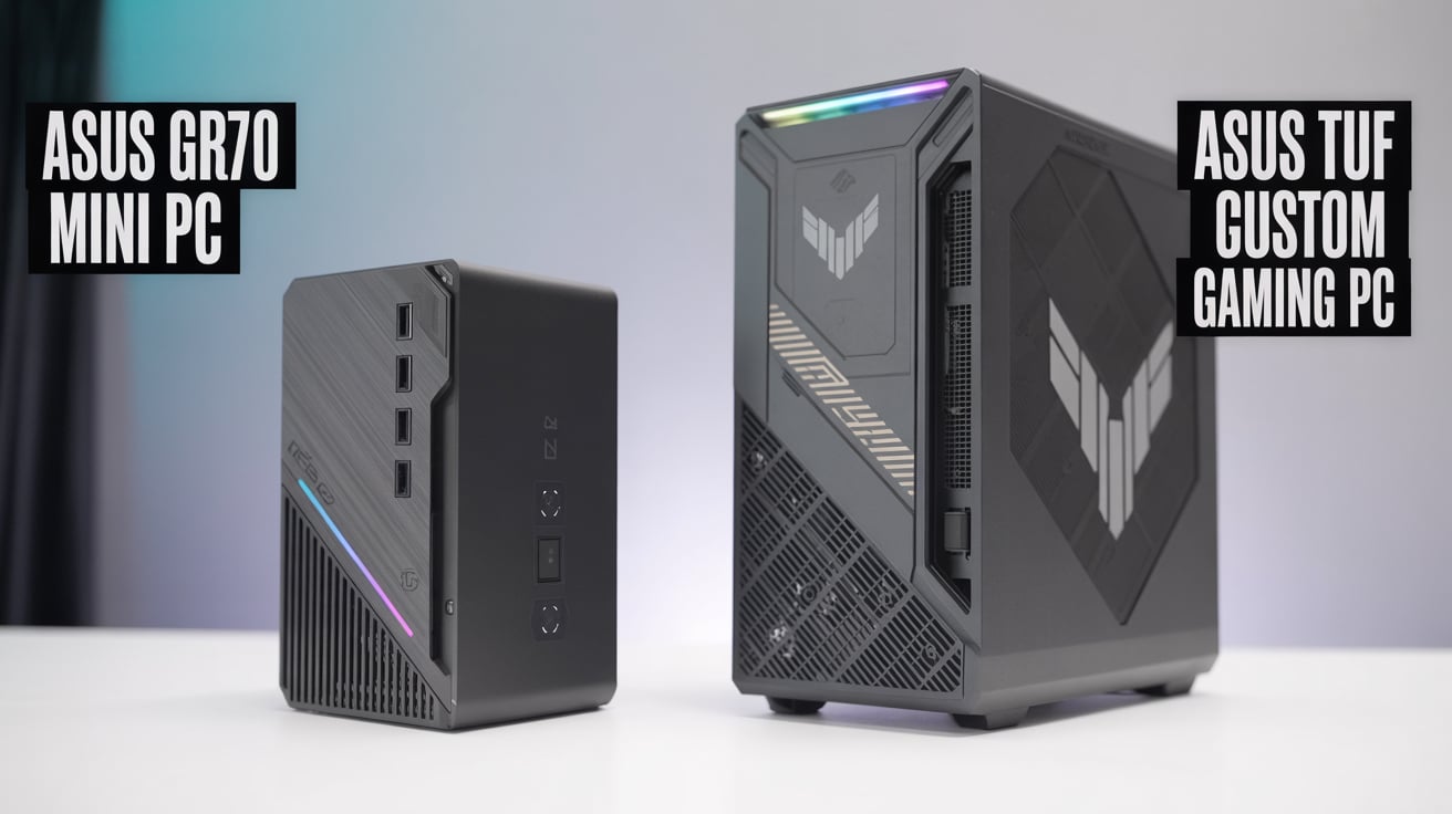 ASUS GR70 Mini PC vs ASUS TUF PC: Ultimate Gaming Battle
