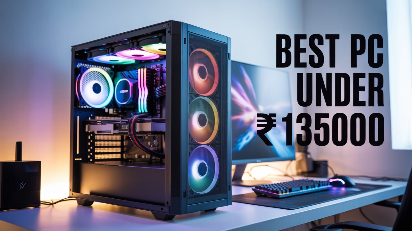 Best PC Under ₹135000 for Development, Editing & Gaming 2025